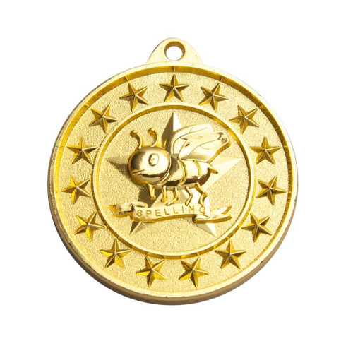 50MM Shooting Star Medal - Spelling from $7.60