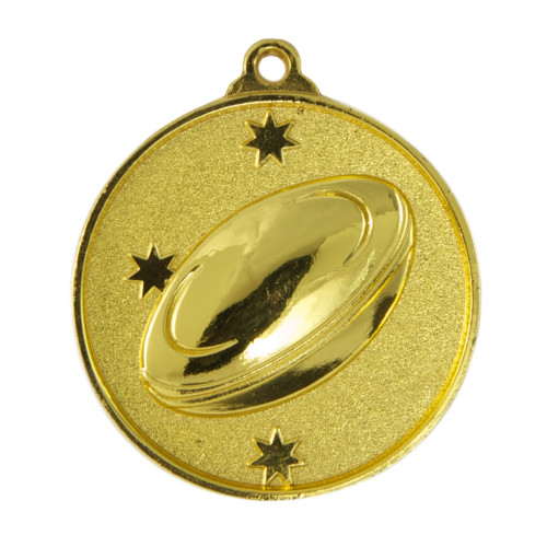 50MM Southern Cross Medal-Rugby from $8.25