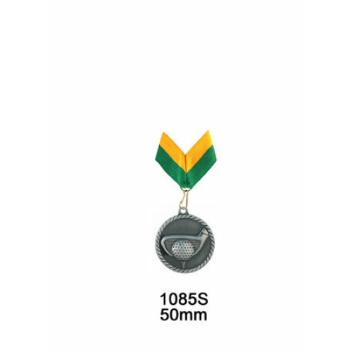 50MM Silver Golf Medal from $8.19