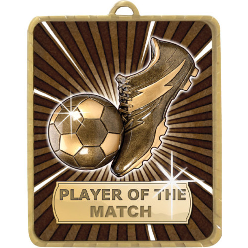 63 x 75MM Soccer Player of the Match Medal from $7.28