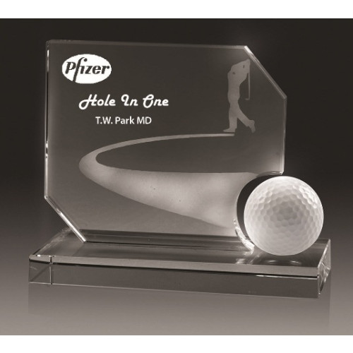 130mm Golf Glass Ball Pedestal from $49.97