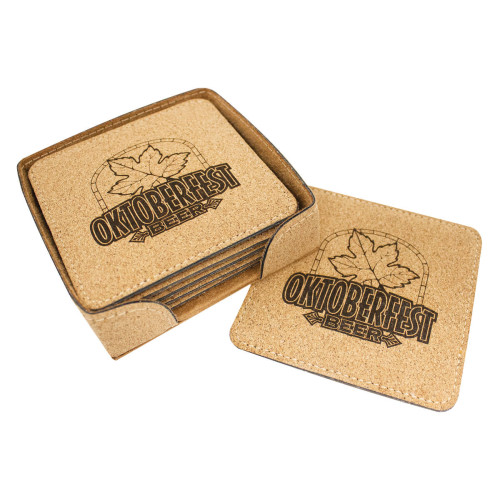 100 x 100MM Cork Coaster from $60