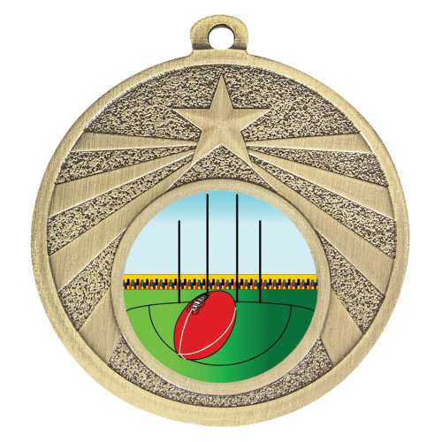 50MM Footy Starshine Medal  from $5.74