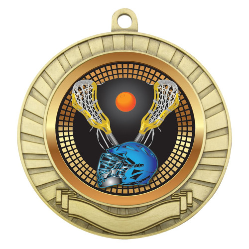 70MM Lacrosse Eco Scroll Medal from $7.44