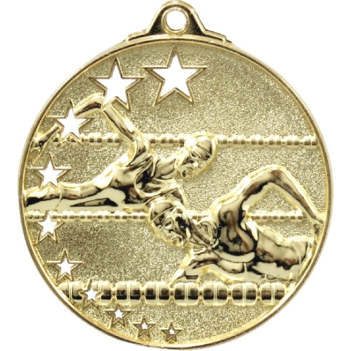 52mm 3D Star Swim Medal From $5.30
