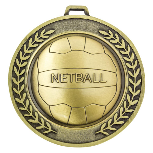 70MM Netball Prestige Medal from $15.05