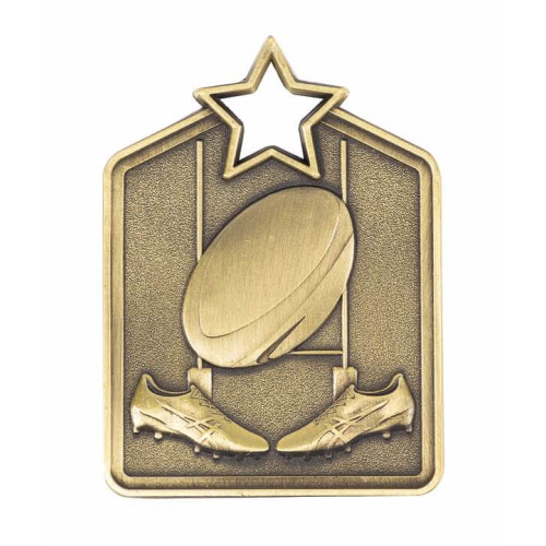 60MM Rugby Medal from $5.10