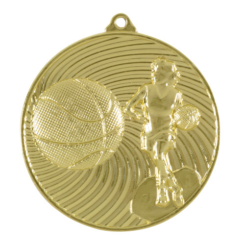 50mm Female Basketball Medal