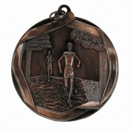 60mm Athletics Antique Medal