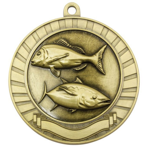 70MM Fishing Scroll Medal from $7.66