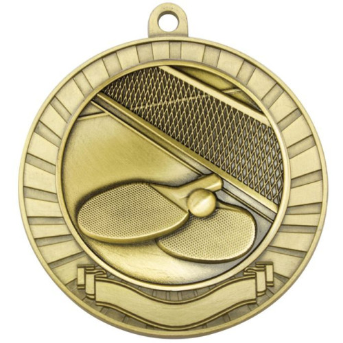 70MM Table Tennis Scroll Medal from $7.66