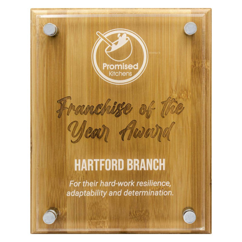 250MM Bamboo Floating Plaque from $75.85