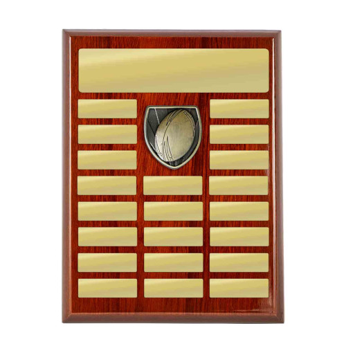 Plaque with Rugby Trim 400mm