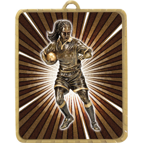 63 x 75MM Rugby Female Lynx Medal from $7.28