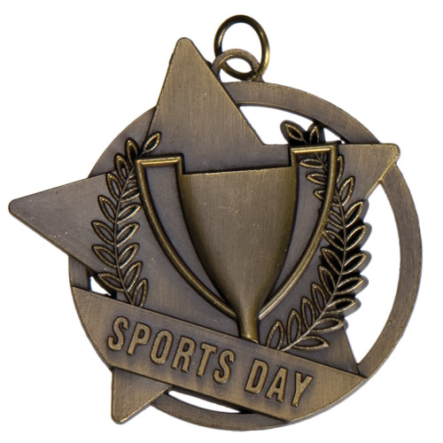 60mm Sports Day Star Medal