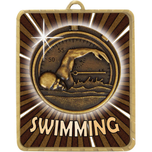 63 x 75MM Swimming Lynx Medal from $7.28