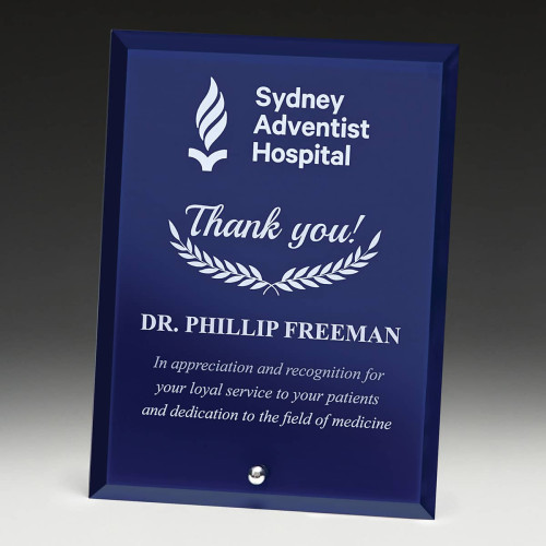 Radiant Plaque Blue