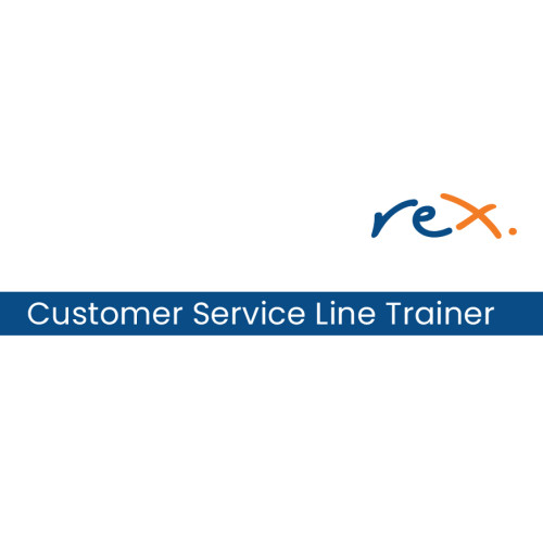 Rex -  Customer Service Line Trainer - 75x25mm,doming, pin