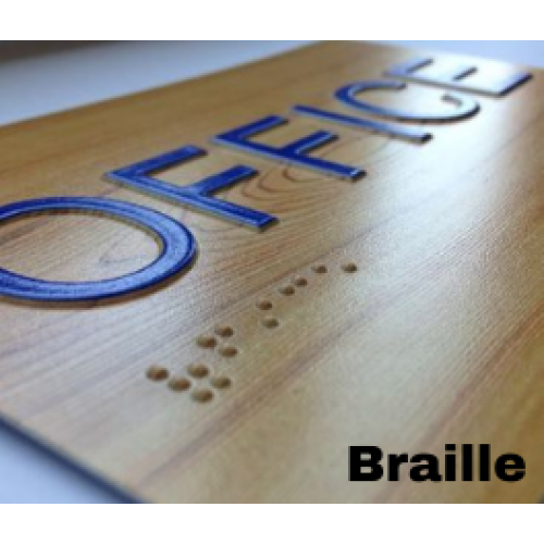 Braille/Tactile Signage