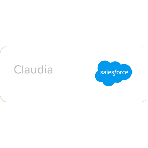CBD Salesforce badge with acrylic doming and magnet fitting