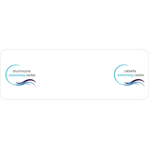 028 - Drummoyne Swimming Centre and Cabarita Swimming Centre LOGO ONLY badge with pin fitting
