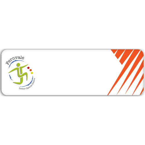 Fernvale Indoor Sports Centre LOGO ONLY badge with pin fitting