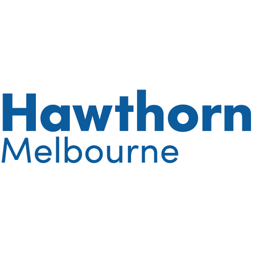 Hawthorn-Melbourne-badge 75x25mm with no doming