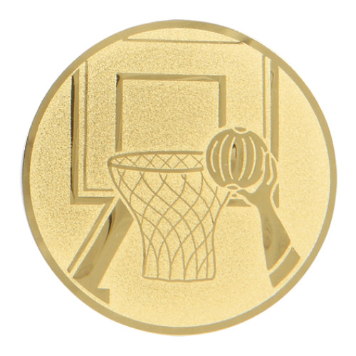 Basketball gold metal