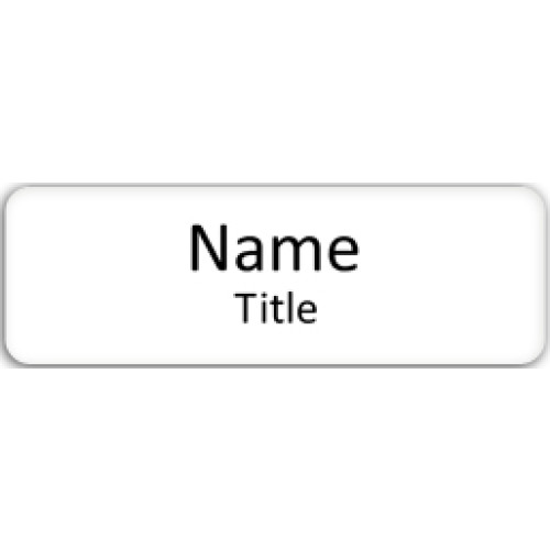 Katrinas - TEXT ONLY badge 65x20mm with acrylic doming and pin fitting