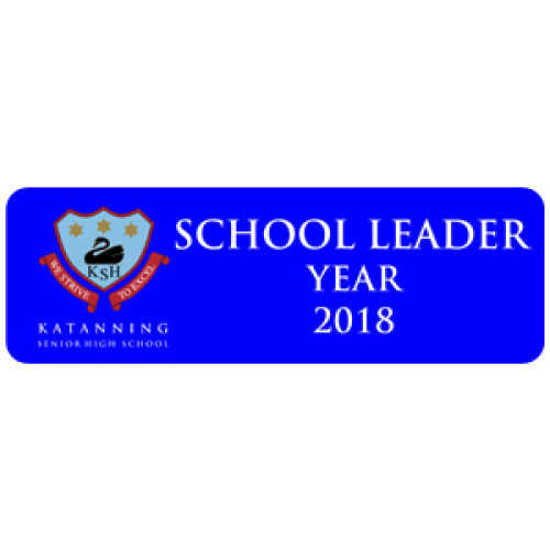 Katanning Senior High School with acrylic doming and magnet fitting (students)