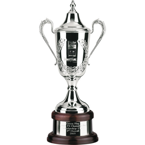 SWATKINS Silver Plated Trophy 55cm
