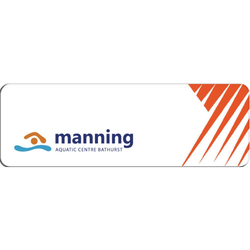024 - Manning Aquatic Centre Bathurst LOGO ONLY badge with pin fitting