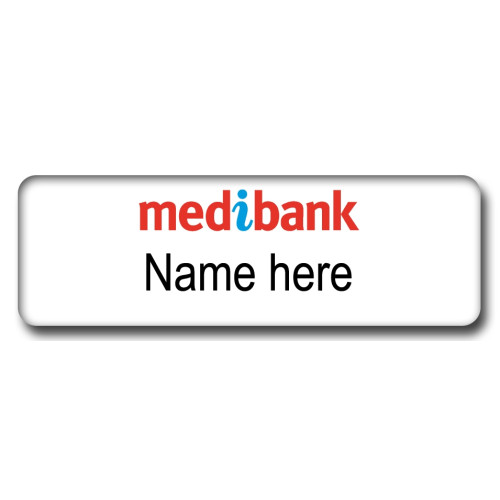 Medibank badge - with name