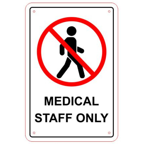Tri Layer Medical Sign 200 x 300mm