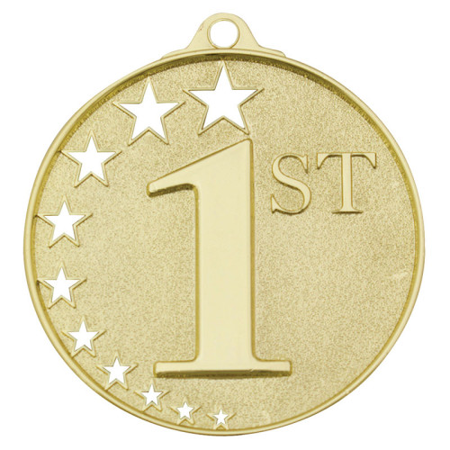 52mm 3D Star First Medal From $7.95