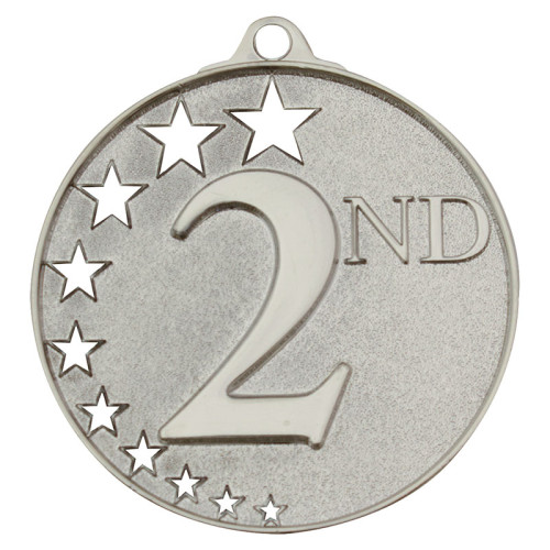 52mm 3D Star Second Medal From $7.95