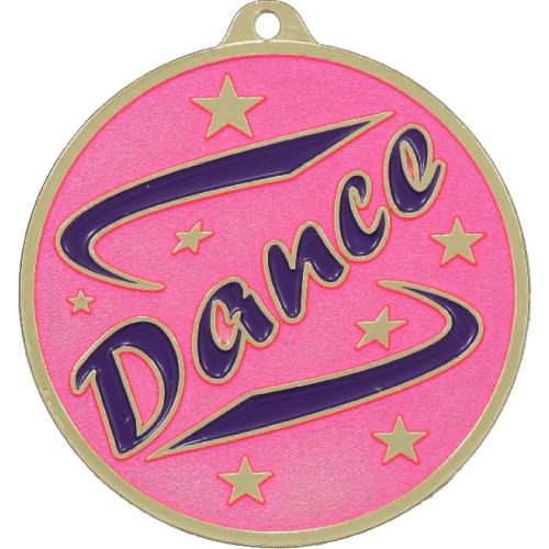 50mm Colour Dance Medal 
