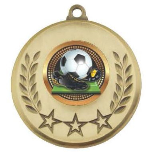 50MM Soccer Reef Insert Medal from $6.11