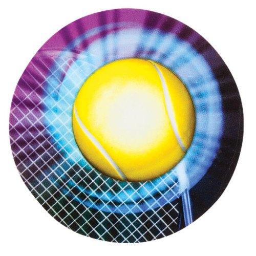 Tennis ball holographic