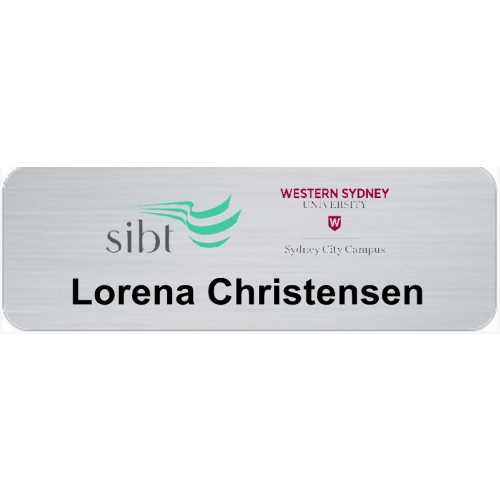 SIBT + WSU badge 75x25mm with no doming