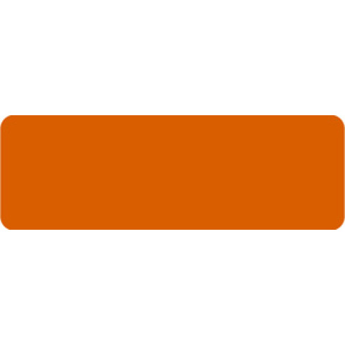 North Burleigh SLSC burnt orange blank badge 75x25mm with pin fitting