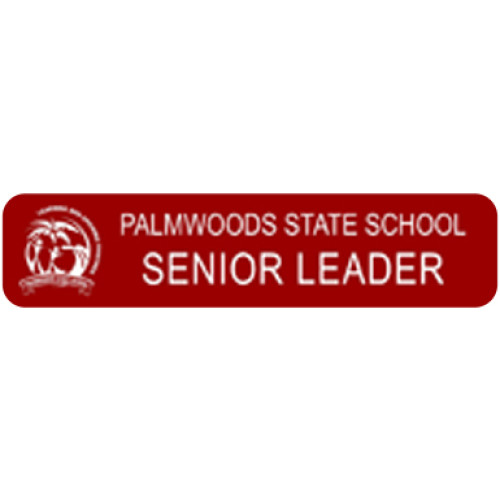 Palmwoods State School SENIOR LEADER badge with pin fitting