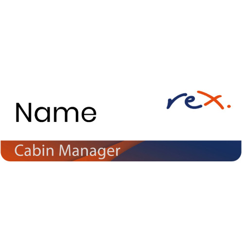 Cabin Manager - 75x25mm,doming, pin