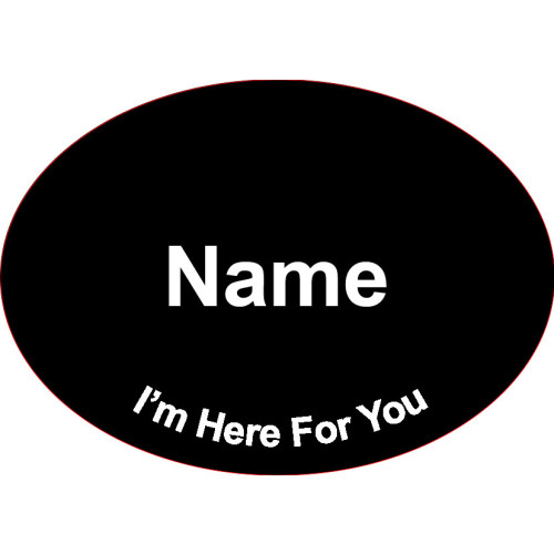 SC-2 BLACK engraved badge 70x50mm, clip and pin fitting