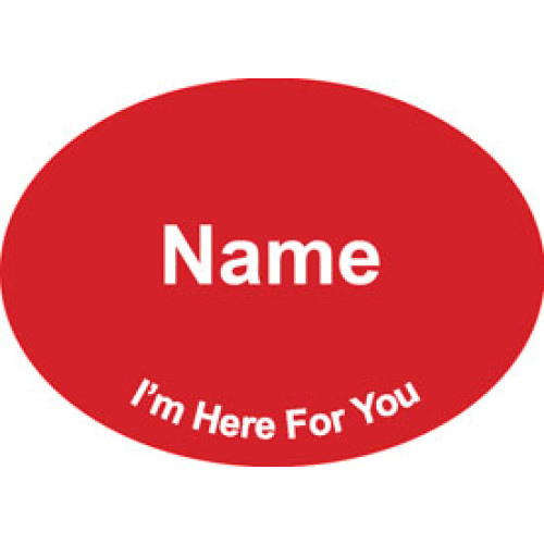 SC-2 CRIMSON RED engraved badge 70x50mm, clip and pin fitting