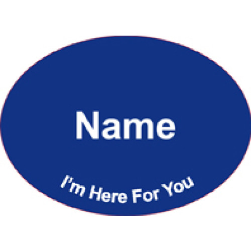 SC-2 DARK BLUE engraved badge 70x50mm, clip and pin fitting