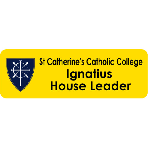 SCCC badge with acrylic doming and magnet fitting - Ignatius House