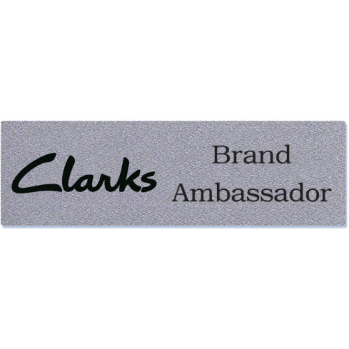 Medium Text and Logo Badge - 75x25mm, 3.0x1"
