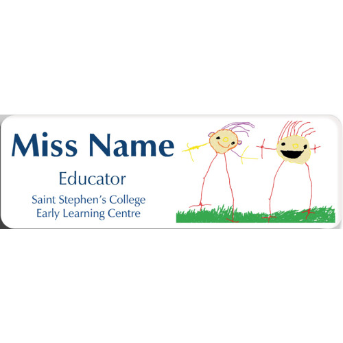 SSC ELC Badge 75x25mm with doming and PIN fitting
