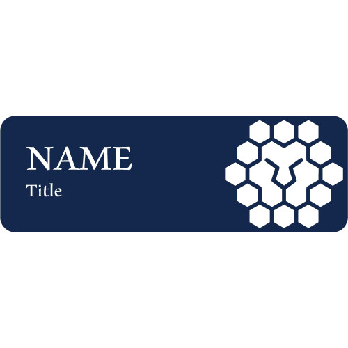 TLR badge DARK BLUE, WHITE LION, 75x25mm, doming, MAGNET
